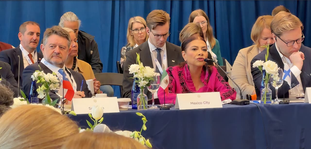 En Nueva York, Brugada impulsa mayor cooperación entre gobiernos locales