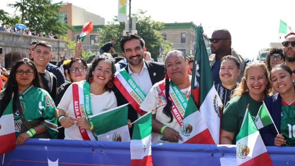 Mamdani, primer alcalde de Nueva York en marchar por Independencia de México